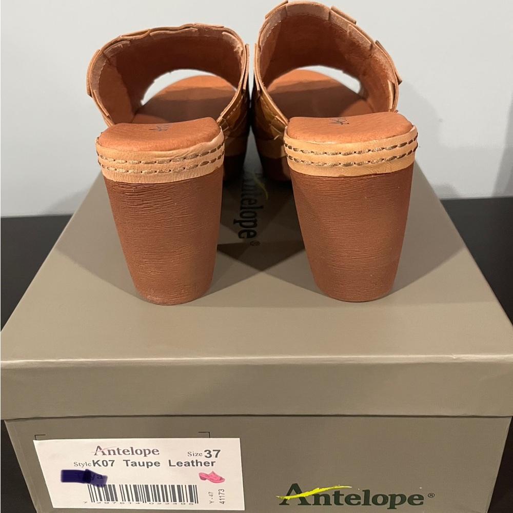 Antelope K07 Tamia sandals, taupe color, size 37 - Picture 5 of 7
